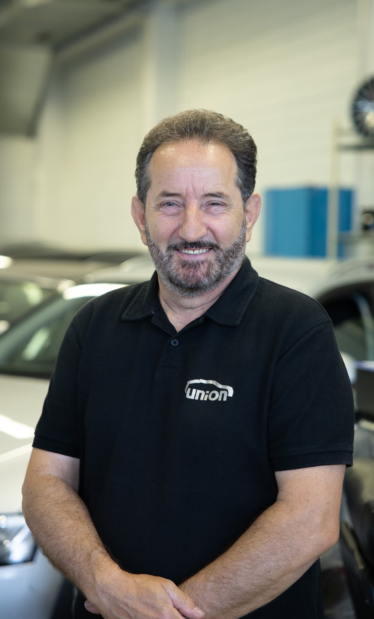 Inhaber von Auto Union in der Halle in Flawil